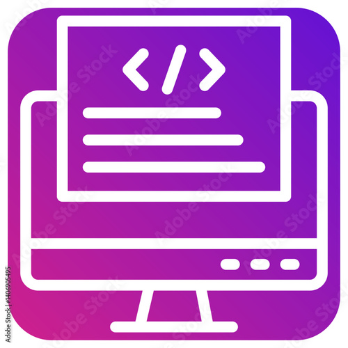 Front end Vector Icon Design Illustration