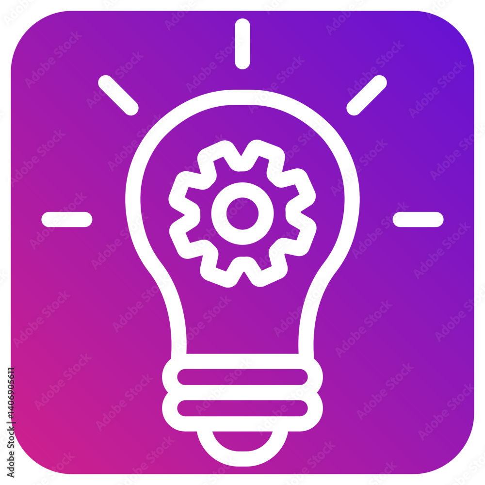 Fototapeta premium Innovation Vector Icon Design Illustration