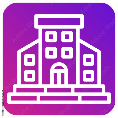 Condo Vector Icon Design Illustration