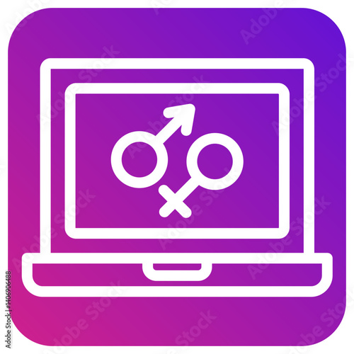 Gender Vector Icon Design Illustration