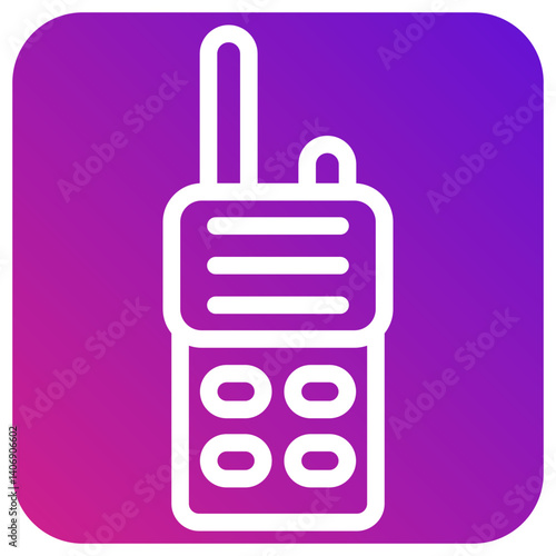 Walkie talkie Vector Icon Design Illustration