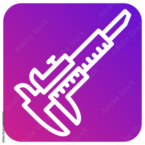 Caliper Vector Icon Design Illustration