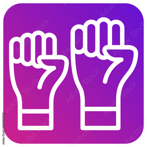 Protest Vector Icon Design Illustration