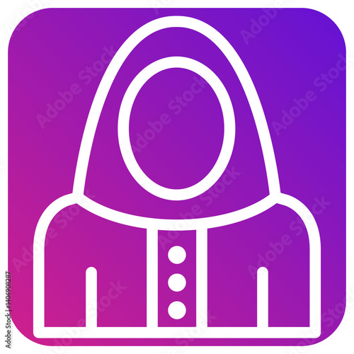 Niqab Vector Icon Design Illustration