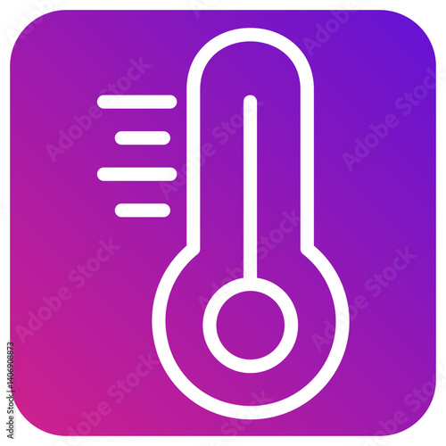 Thermometer Vector Icon Design Illustration