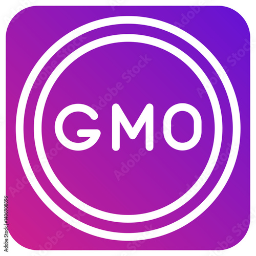 Gmo Vector Icon Design Illustration