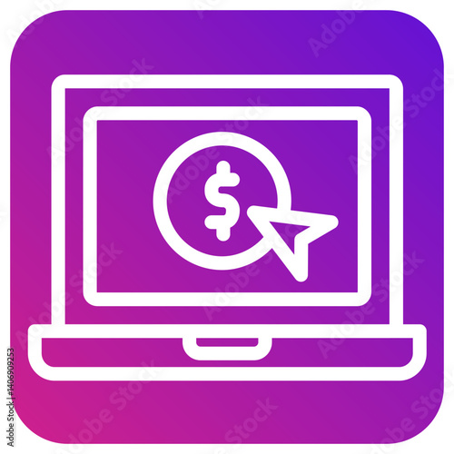 Pay per click Vector Icon Design Illustration