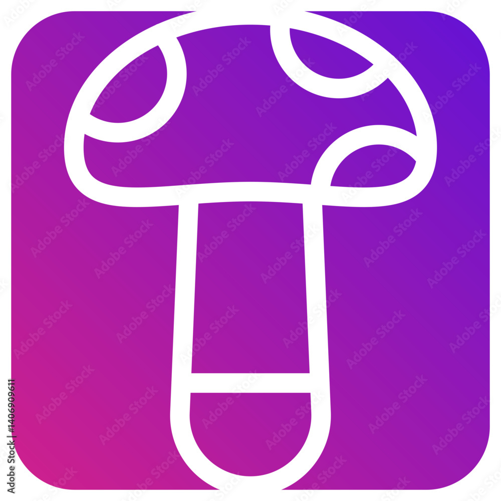 Mushroom Vector Icon Design Illustration Mushroom Vector Icon Design Illustration