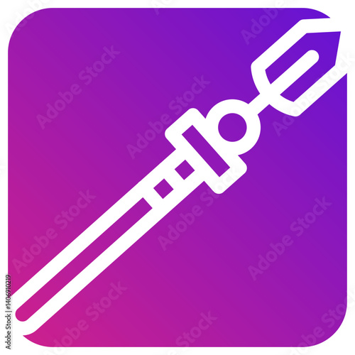Lance Vector Icon Design Illustration