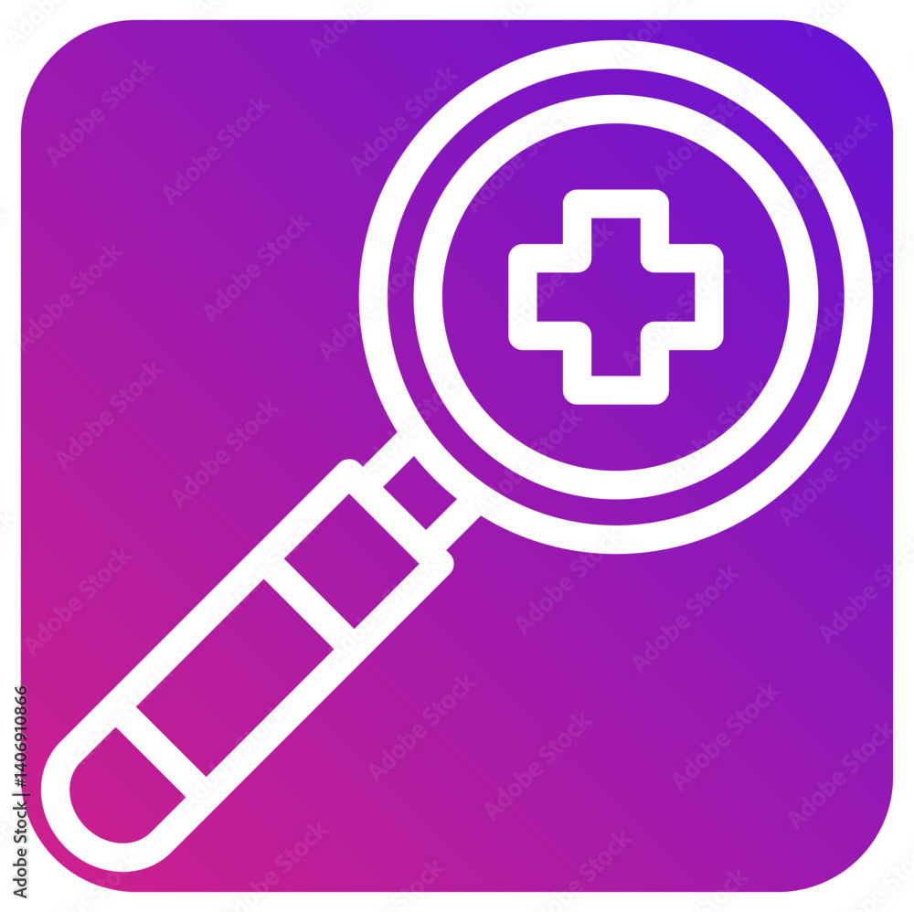 Obraz premium Research Vector Icon Design Illustration