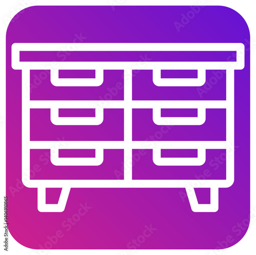Drawers Vector Icon Design Illustration