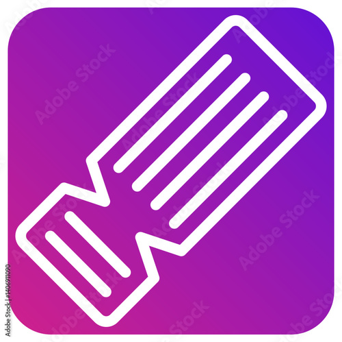 Ticket Vector Icon Design Illustration