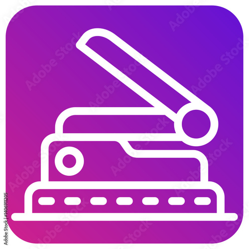 Hole Puncher Vector Icon Design Illustration