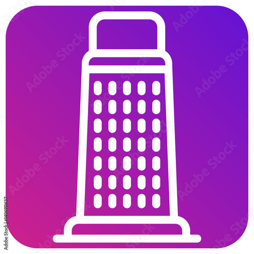 Cheese Grater Vector Icon Design Illustration