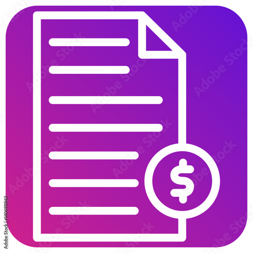Financial Vector Icon Design Illustration