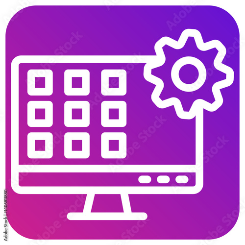 Application Vector Icon Design Illustration