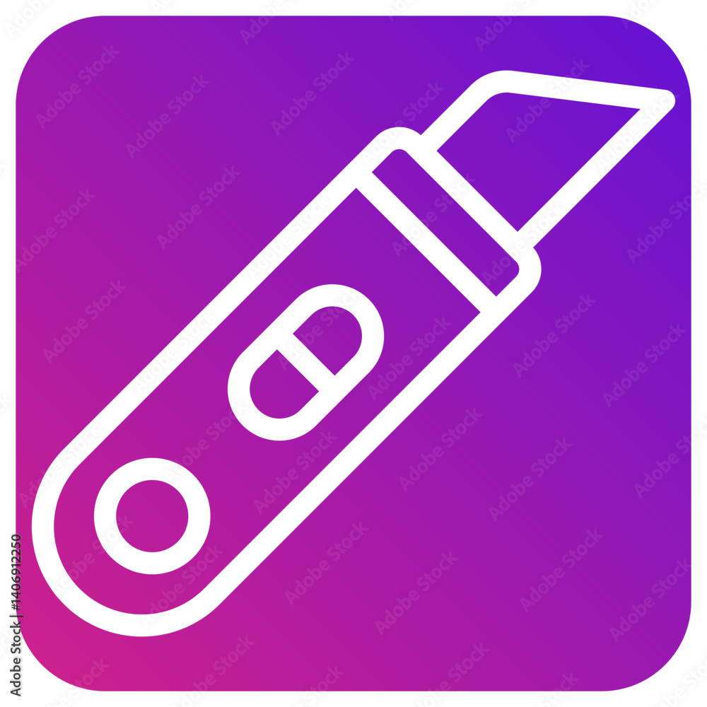 Cutter Vector Icon Design Illustration Cutter Vector Icon Design Illustration