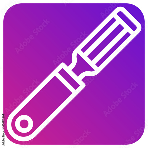 Chisel Vector Icon Design Illustration