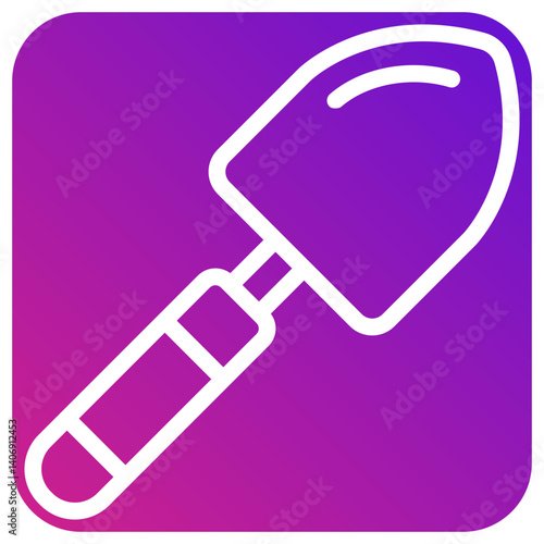 Trowel Vector Icon Design Illustration