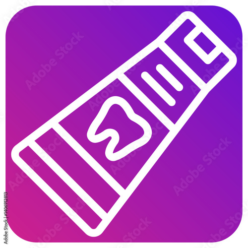 Toothpaste Vector Icon Design Illustration