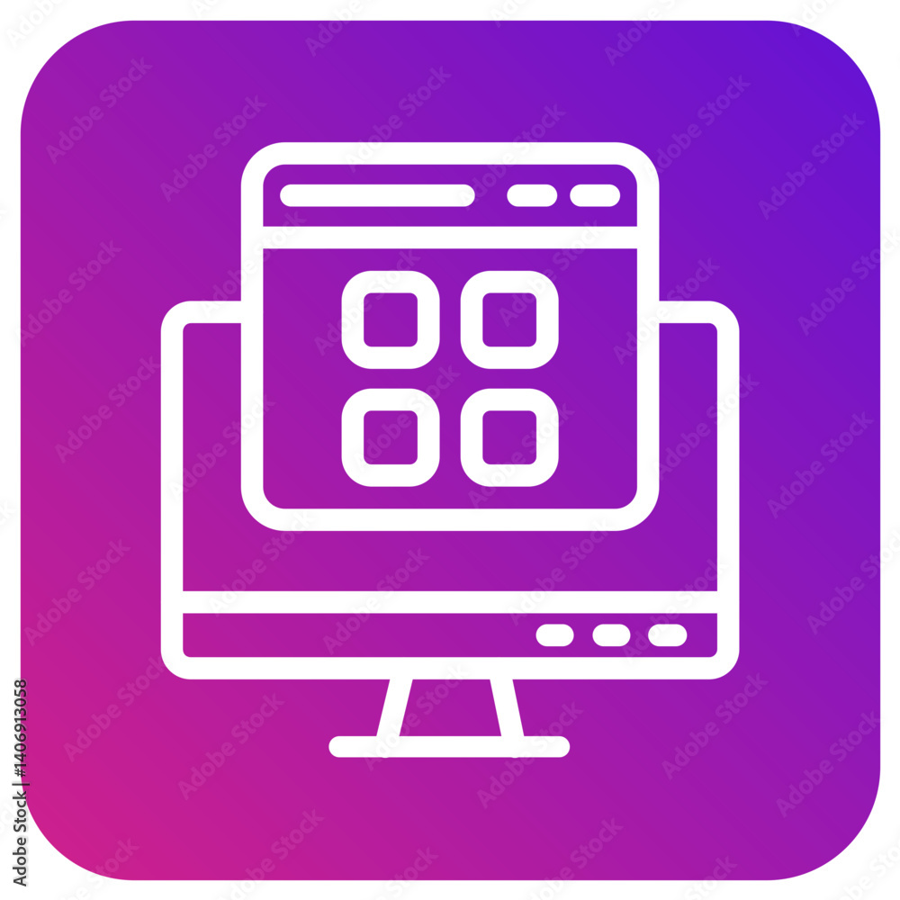 Layout Vector Icon Design Illustration Layout Vector Icon Design Illustration