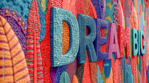 Dream Big: A Bold Vision of Possibility
The image showcases the phrase 