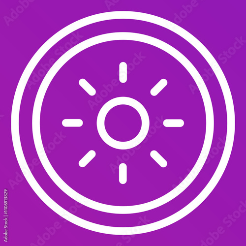 Brightness Vector Icon Design Illustration