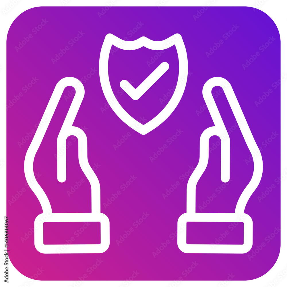 Protection Vector Icon Design Illustration Protection Vector Icon Design Illustration