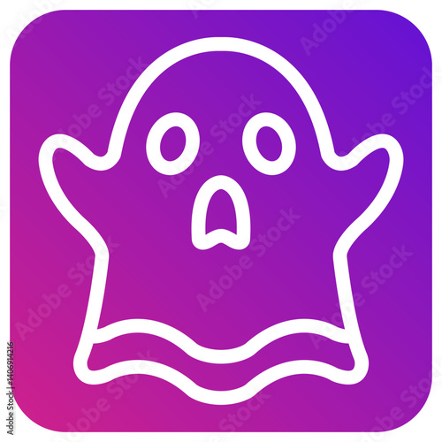 Ghost Vector Icon Design Illustration