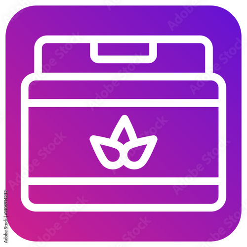 Cream Vector Icon Design Illustration