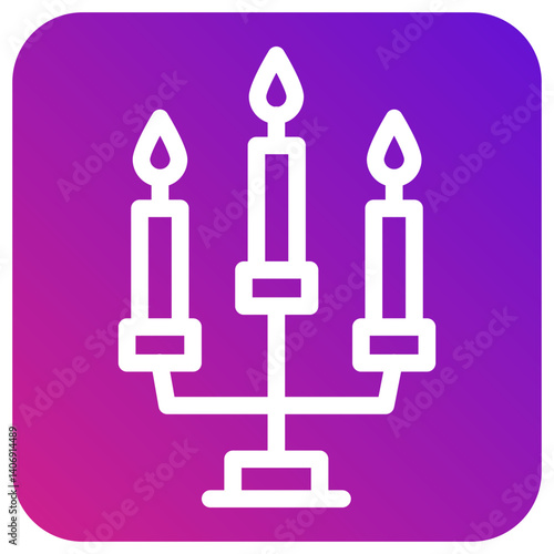Candles Vector Icon Design Illustration