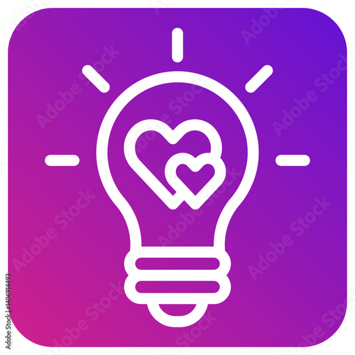 Light Bulb Vector Icon Design Illustration