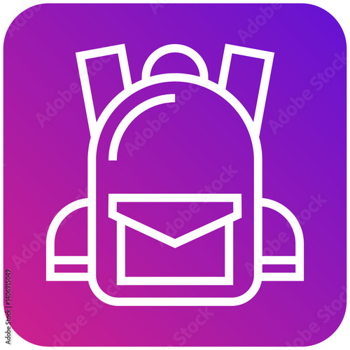 Bagpack Vector Icon Design Illustration