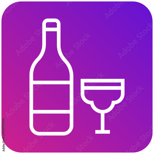 Drinks Vector Icon Design Illustration