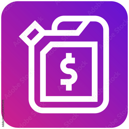 Oil Price Vector Icon Design Illustration