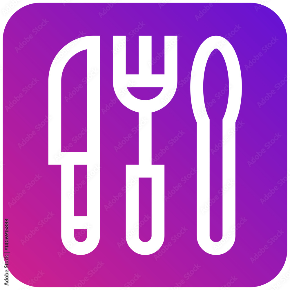 Cutlery Vector Icon Design Illustration Cutlery Vector Icon Design Illustration