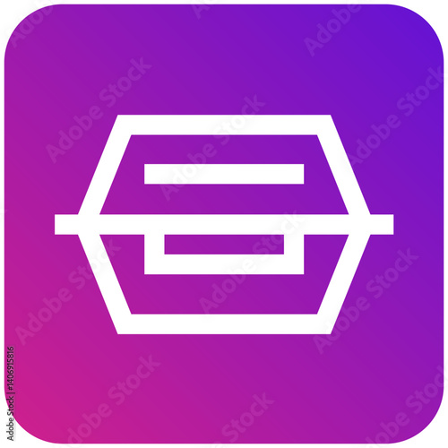 Lunch Vector Icon Design Illustration