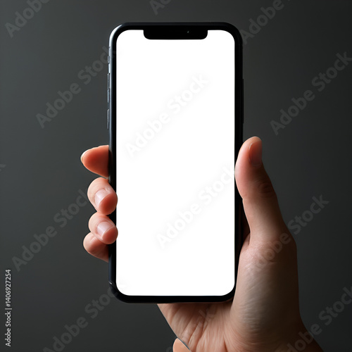 hand holding a mobile phone