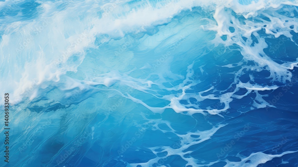 Obraz premium sea background waves blue