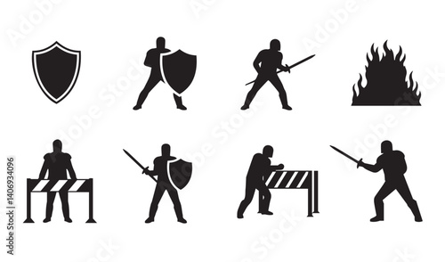 Captivating artistic concept featuring warrior shield art and Viking style perfect for bold and creative visual designs


