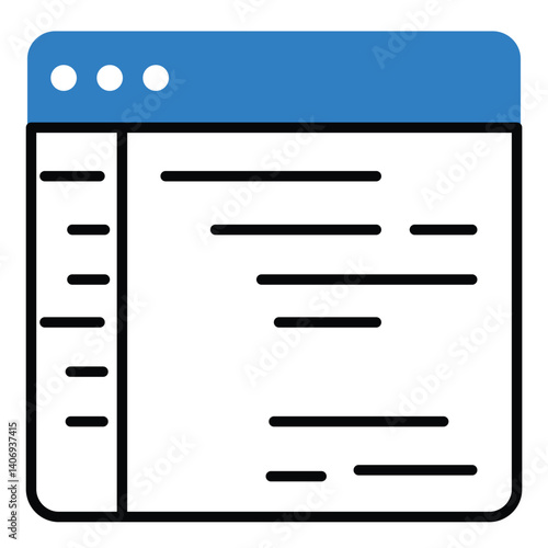 Software Programming and Code Development vector Icon design