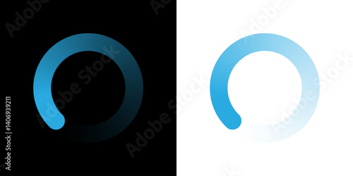 Loading bar icons. website load bar vector icon set. Set loadingbar progress icon, Circle loader collection. Loading status, Loading isolated. Load symbol, load vector icons, buffering vector icon.