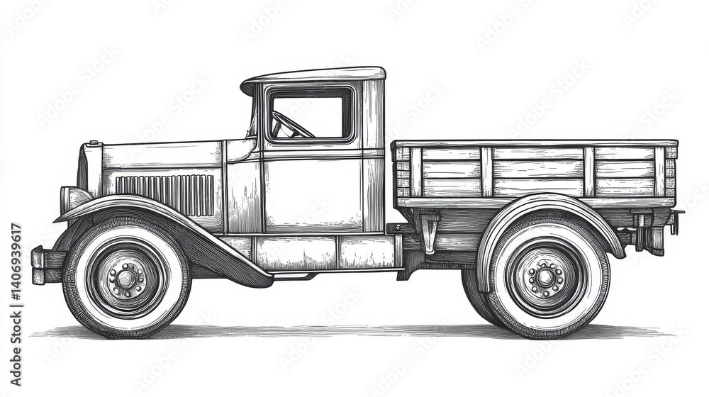 Obraz premium A detailed illustration of an ambulance parked on a city street, surrounded by urban scenery. The design emphasizes the vehicle's importance in emergency services.