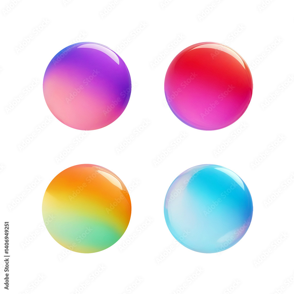 3d plastic play doh render of rainbow color bubbles isolated on transparent background, colour modelling clay rainbow round blank buttons cut out, PNG file 3d plastic play doh render of rainbow color bubbles isolated on transparent background, colour modelling clay rainbow round blank buttons cut out, PNG file