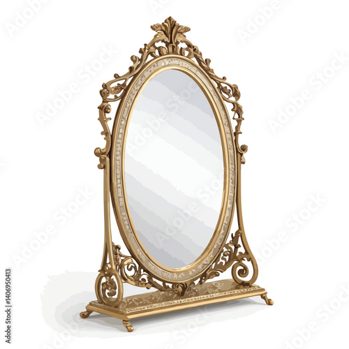 antique mirror frame