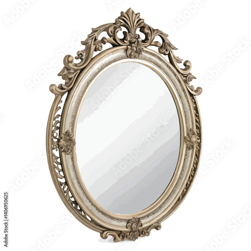antique mirror frame