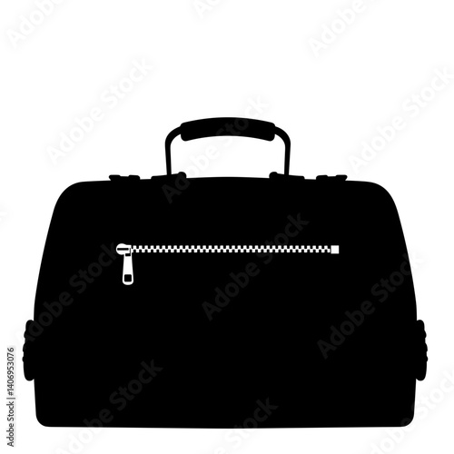 Travel duffle bag icon
