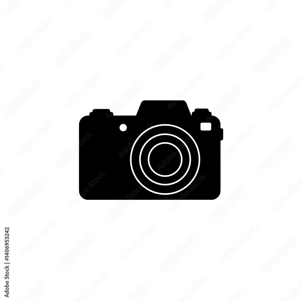 Camera silhouette icon Camera silhouette icon