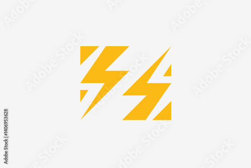 Free Download letter Z negative space lightning logo - GFXLoad
