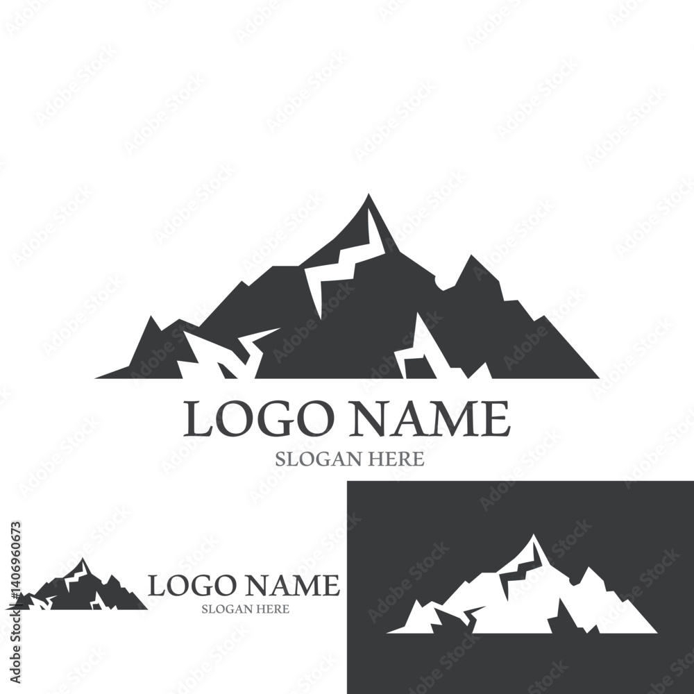 Mountain icon Logo Mountain icon Logo